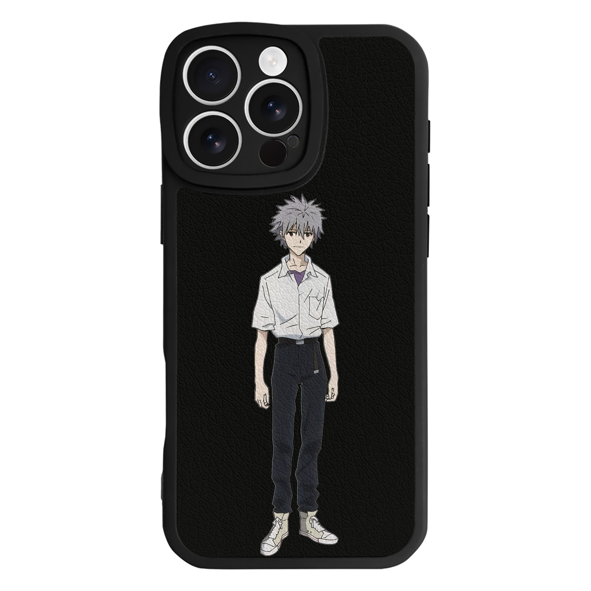 （画像用） EVA 新世紀エヴァンゲリオン 【iPhone 16シリーズ対応】シリコンスマホケース（レザー調） 材質：シリコン